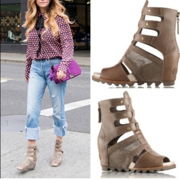 Sorel Taupe “Joanie” Gladiator Sandal - Picture 7 of 11
